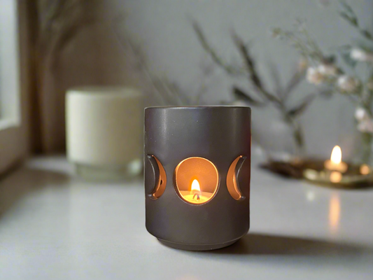 Triple Moon Tealight Holder